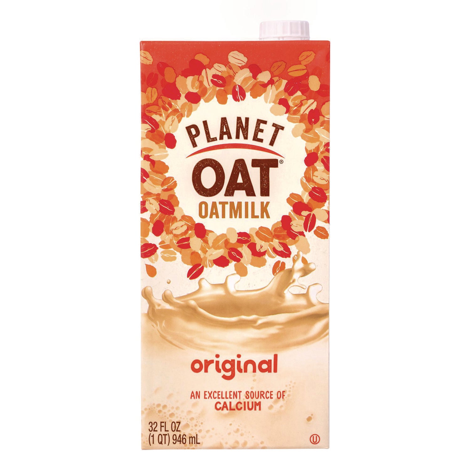 Planet Oat Original Oat Milk Cartons, 32 oz Carton, 6/Carton (22002375)