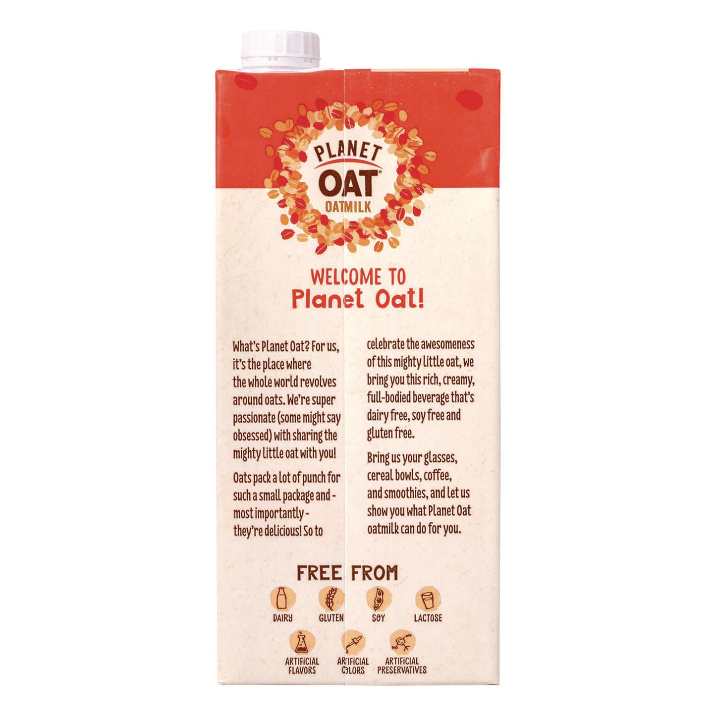 Planet Oat Original Oat Milk Cartons, 32 oz Carton, 6/Carton (22002375)