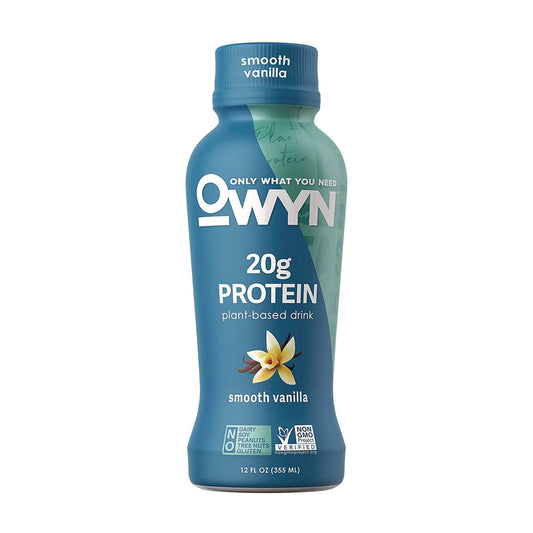 Owyn 20 g Protein Drink, Vanilla, 12 oz Bottle, 12/Carton (38200002)