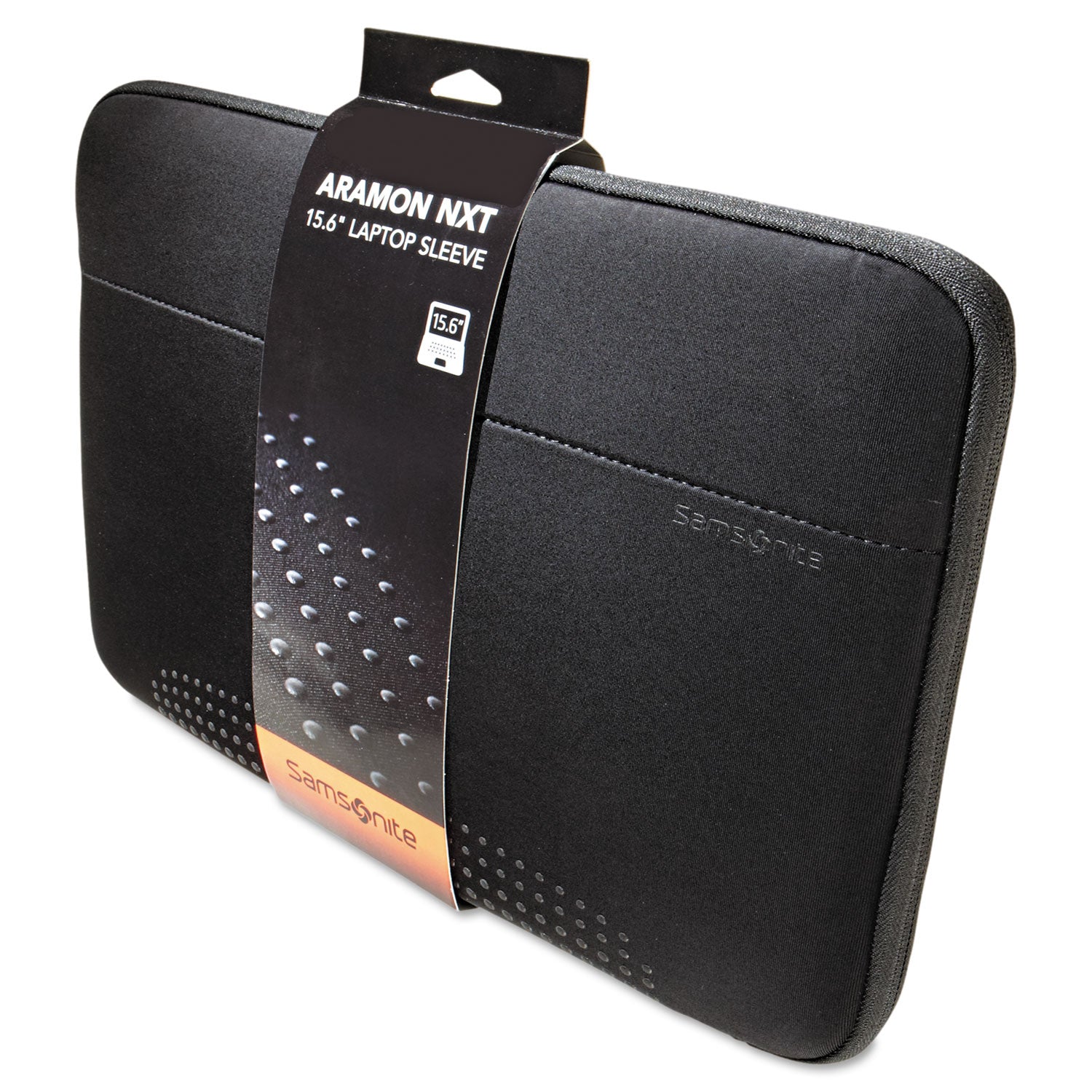 Samsonite Aramon Laptop Sleeve, Fits Devices Up to 15.6", Neoprene, 15.75 x 1 x 10.5, Black (433211041)