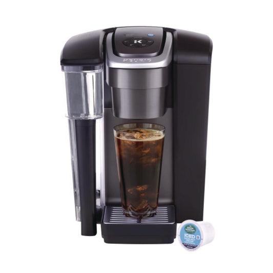 Keurig K1550 Single-Serve K-Cup Brewing System, with Brew Over Ice, Black (0307)