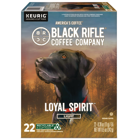 Black Rifle Coffee Company Loyal Spirit Coffee K-Cups, 22/Box (0571)