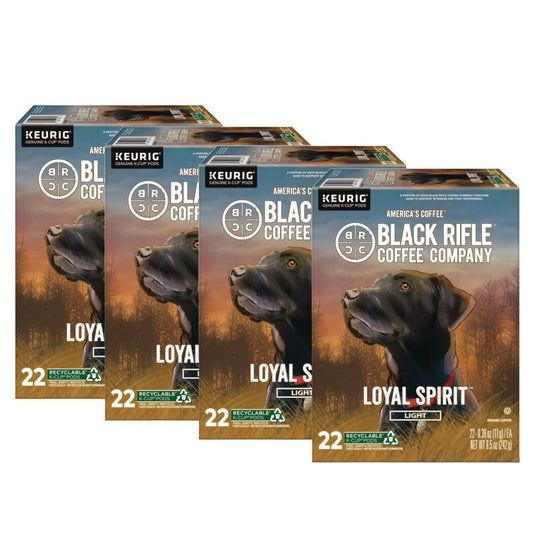 Black Rifle Coffee Company Loyal Spirit Coffee K-Cups, 88/Carton (0571CT)