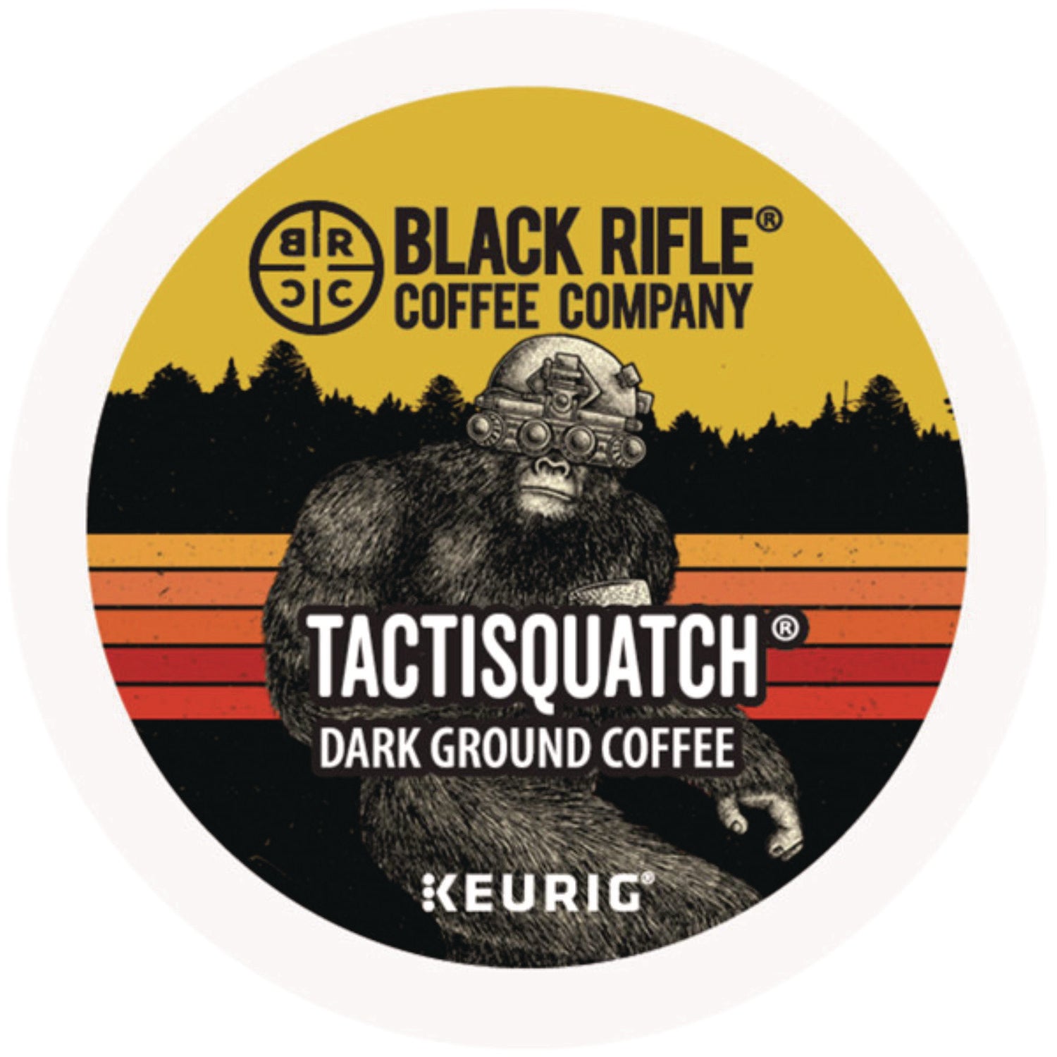 Black Rifle Coffee Company Tactisquatch Coffee K-Cups, 22/Box (0490)