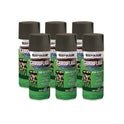 Rust-Oleum Camouflage Spray Paint, Flat Deep Forest Green, 12 oz Aerosol Can, 6/Carton (279175CT)