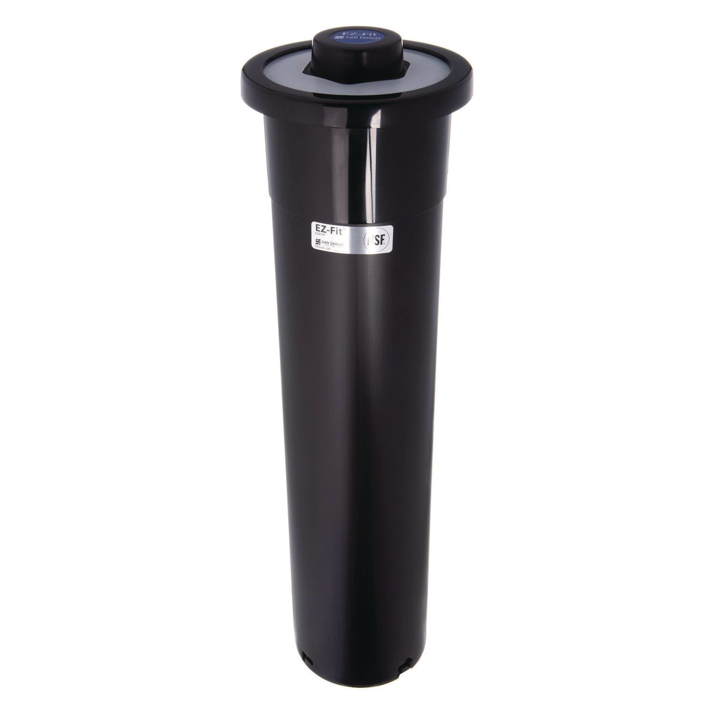 San Jamar EZ-Fit One-Size-Fits-All Cup Dispenser, For 8 oz to 46 oz Cups, Black (C2410C)