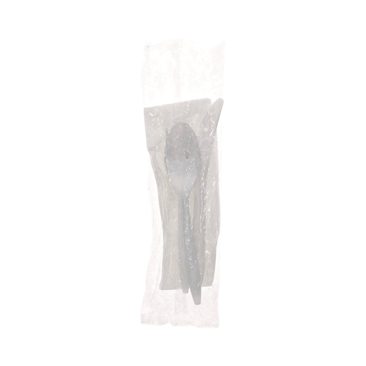 Pactiv Fieldware Cutlery, Individually Wrapped, Fork, Knife, Teaspoon, Napkin, White, 250/Carton (FKFSKWNCH)