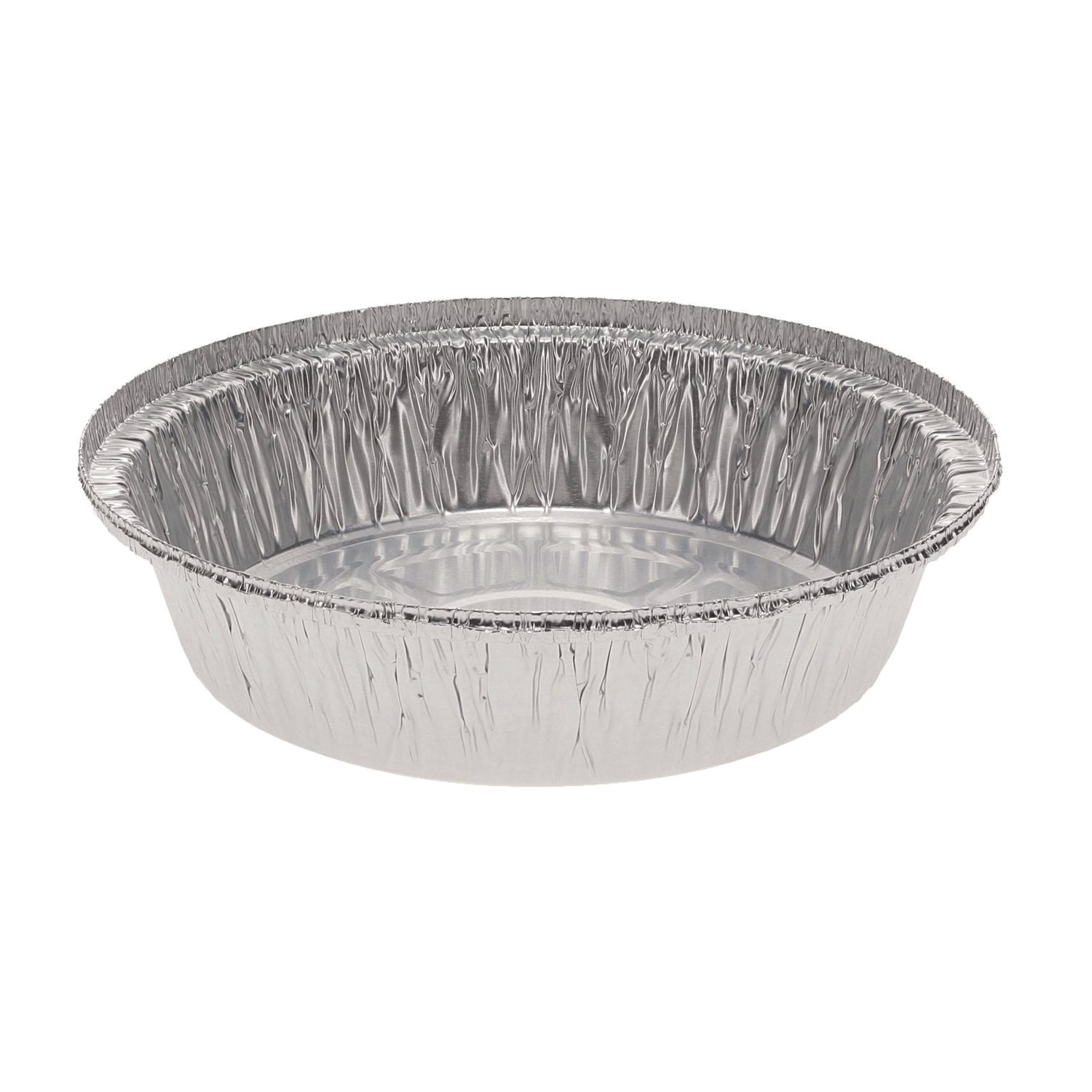 Pactiv Aluminum Take-Out Container, 24 oz, 7" Diameter x 1.53"h, Silver, 250/Carton (Y52730)