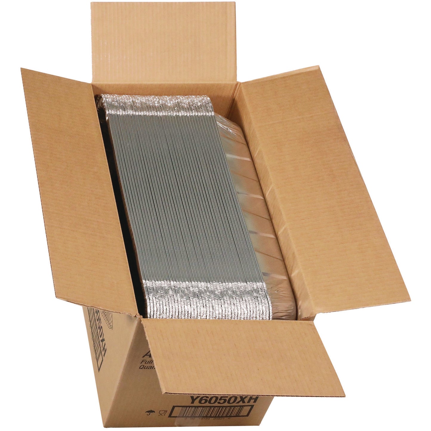 Pactiv Aluminum Steam Table Pan, Full-Size Deep, 3.4" Deep, 19.6 x 11.6, 40/Carton (Y6050XH)