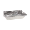 Pactiv Aluminum Steam Table Pan, Half-Size Deep, 2.6" Deep, 11.8 x 9.4, 100/Carton (Y6132H)