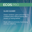 ECOS PRO Glass Cleaner, Vinegar Scent, 32 oz Spray Bottle, 6/Carton (PL93006CT)