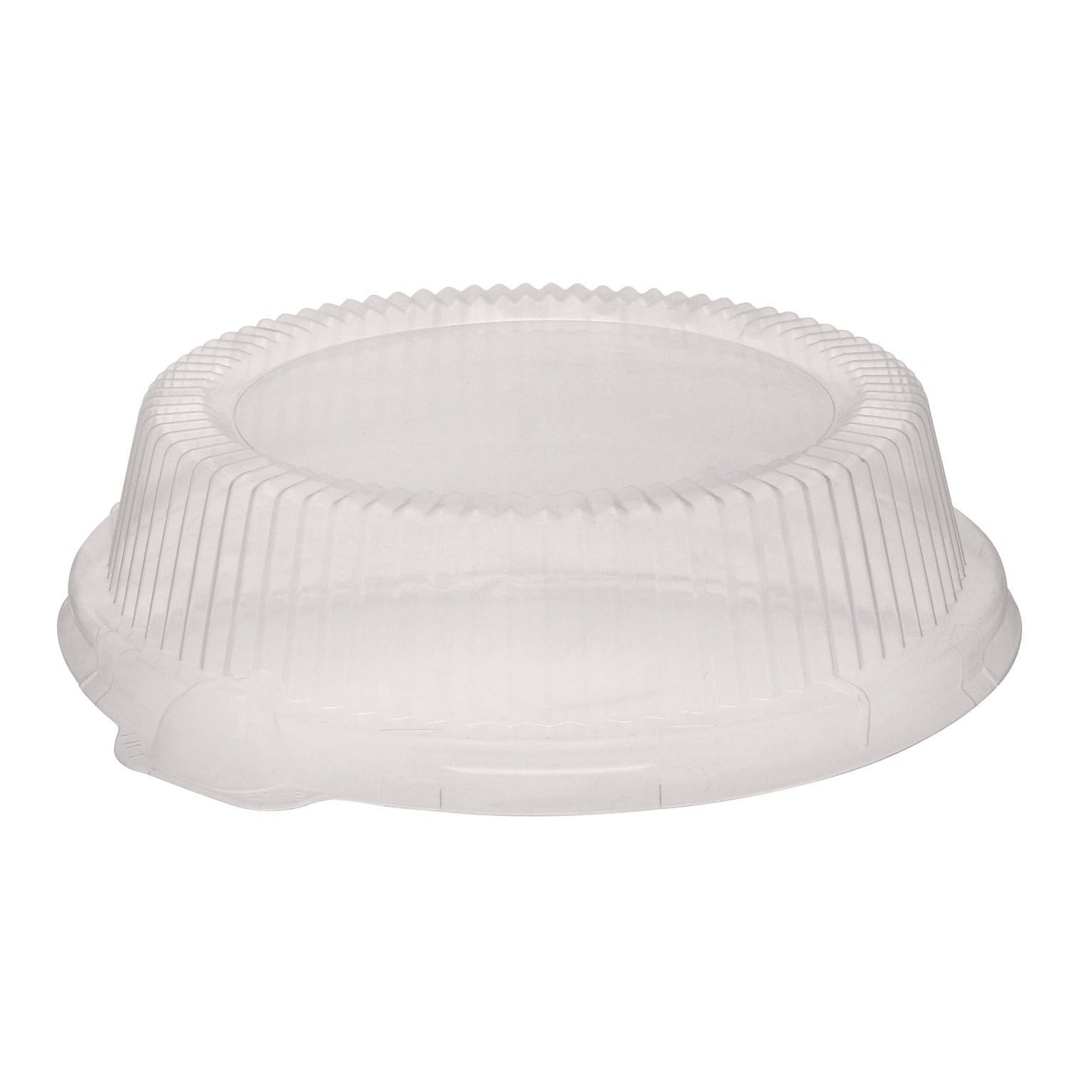 Pactiv ClearView Dome-Style Lid with Tabs, 8.75" Diameter x 0.8" h, Clear, 126/Carton (YCI800090000)