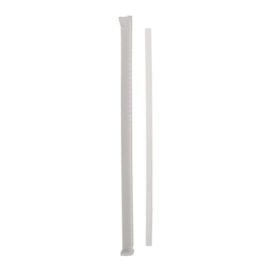 Pactiv Giant Paper-Wrapped Straw, 10.25", Translucent, 1,800/Carton (YSTWG1026)