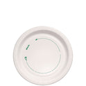 SOLO Compostable Paper Dinnerware, ProPlanet Seal, Plate, 8.5" dia, White, 125/Pack (MP9PLANETPK)