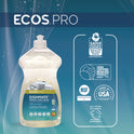 ECOS PRO Dishmate Manual Dish Liquid, Free and Clear, 25 oz Squeeze Bottle, 6/Carton (PL97216CT)