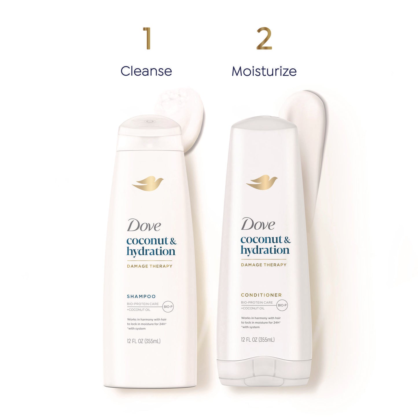 Dove Coconut Conditioner, 12 oz Bottle, 6/Carton (69795720)