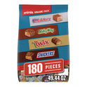 Mars Minis Variety Pack, Chocolate, 49.44 oz Bag, 180 Pieces (22002451)