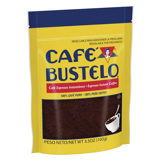 Folgers Cafe Bustelo Instant Coffee, Espresso, 3.5 oz Packet (11167)