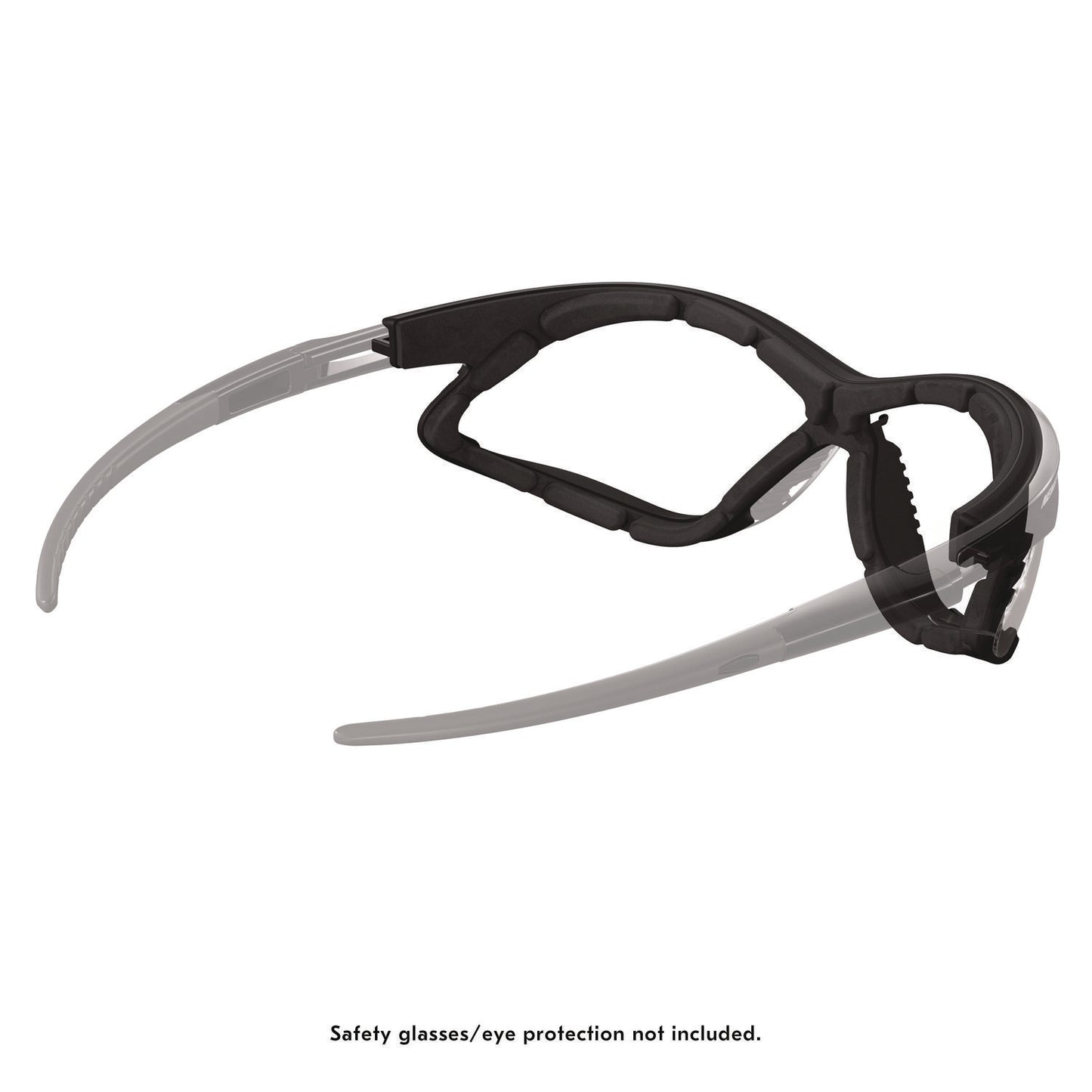 KleenGuard Nemesis Foam Gasket Attachable Eyewear Accessory, Black, 24/Carton (55957)