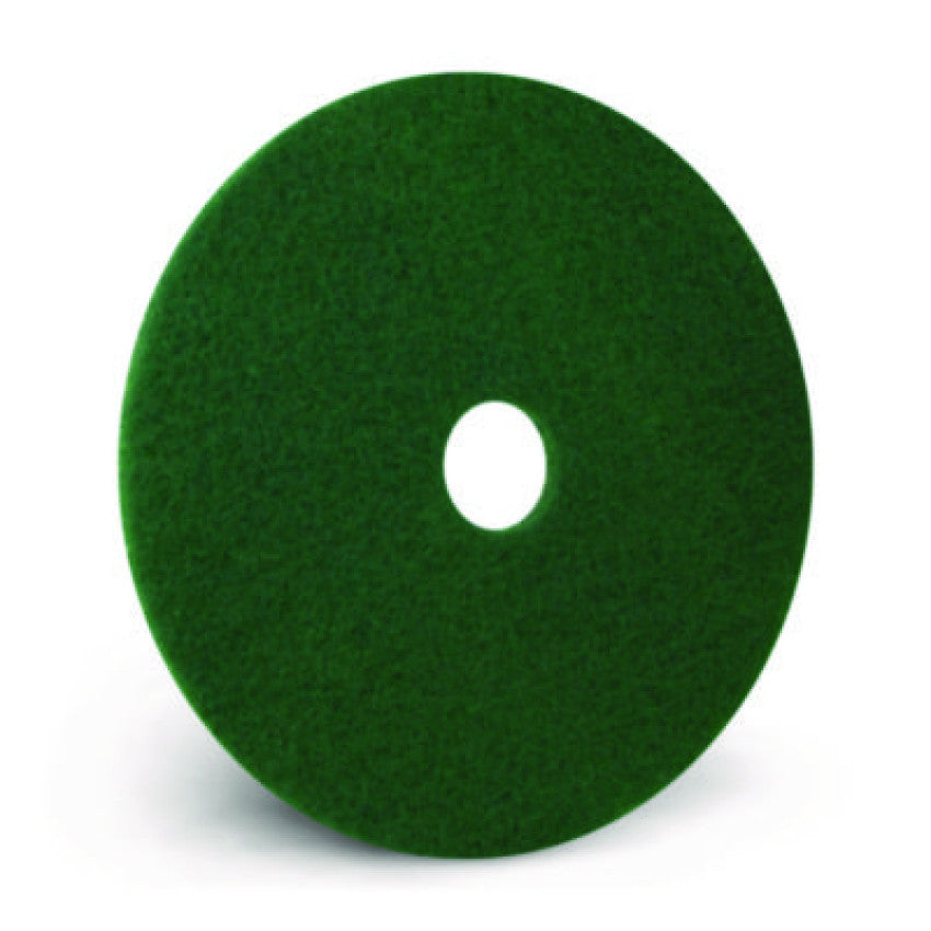 Americo Scrubbing Pads, 13", Green, 5/Carton (400313)