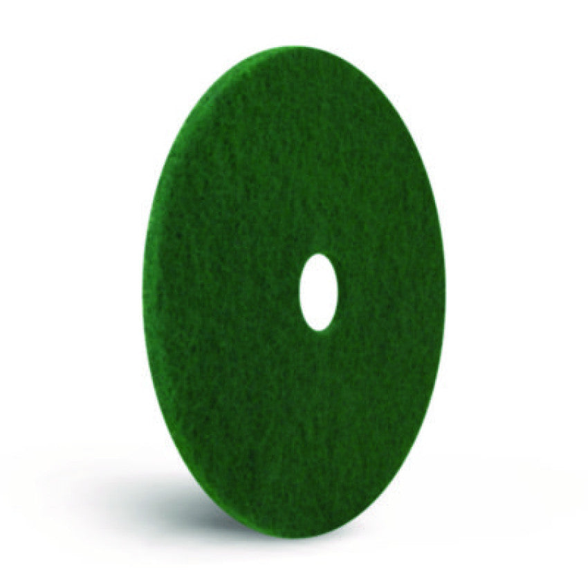 Americo Scrubbing Pads, 13", Green, 5/Carton (400313)