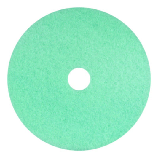 Americo Luster Lite Burnishing Pads, 20" Diameter, Sky Blue, 5/Carton (402120)