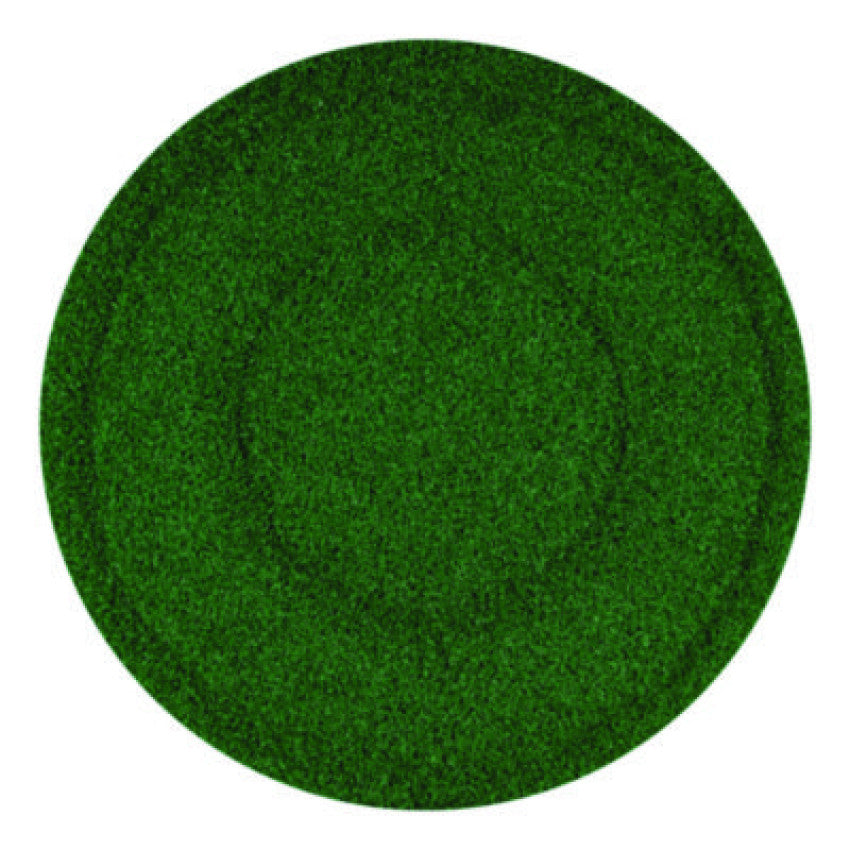 Americo TurfScrub Brush Floor Pad, 20" Diameter, Green, 4/Carton (402920)