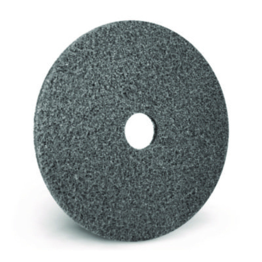 Americo Black Diamond 800 Deep Cleaning Pad, 20" Diameter, 800 Grit, Black/Gray, 2/Carton (442220)