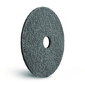 Americo Black Diamond 800 Deep Cleaning Pad, 20" Diameter, 800 Grit, Black/Gray, 2/Carton (442220)