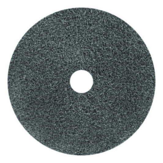 Americo Black Diamond 800 Deep Cleaning Pad, 20" Diameter, 800 Grit, Black/Gray, 2/Carton (442220)