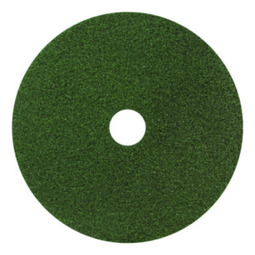 Americo Black Diamond 3000 Grit Diamond Pad, 13" Diameter, Black/Green, 2/Carton (442413)