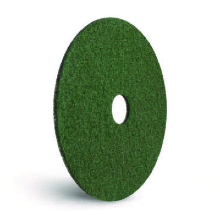 Americo Black Diamond 3000 Grit Diamond Pad, 14" Diameter, Black/Green, 2/Carton (442414)