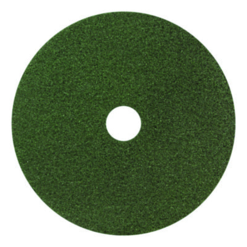 Americo Black Diamond 3000 Grit Diamond Pad, 14" Diameter, Black/Green, 2/Carton (442414)