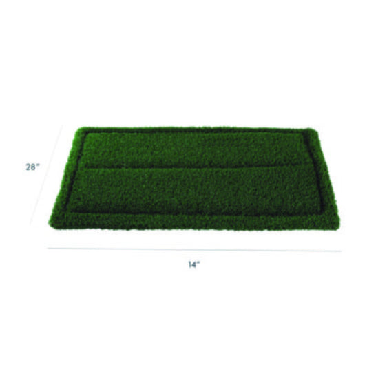 Americo TurfScrub Brush Floor Pad, 14 x 20, Green, 4/Carton (40291420)