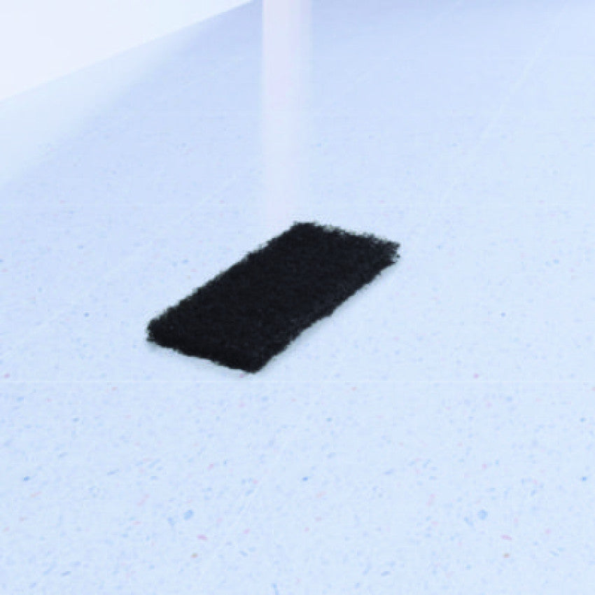 Americo Octopus Heavy Duty Cleaning Pad, 6 x 9, Black, 5 Pads/Bag, 4 Bags/Carton (541040)