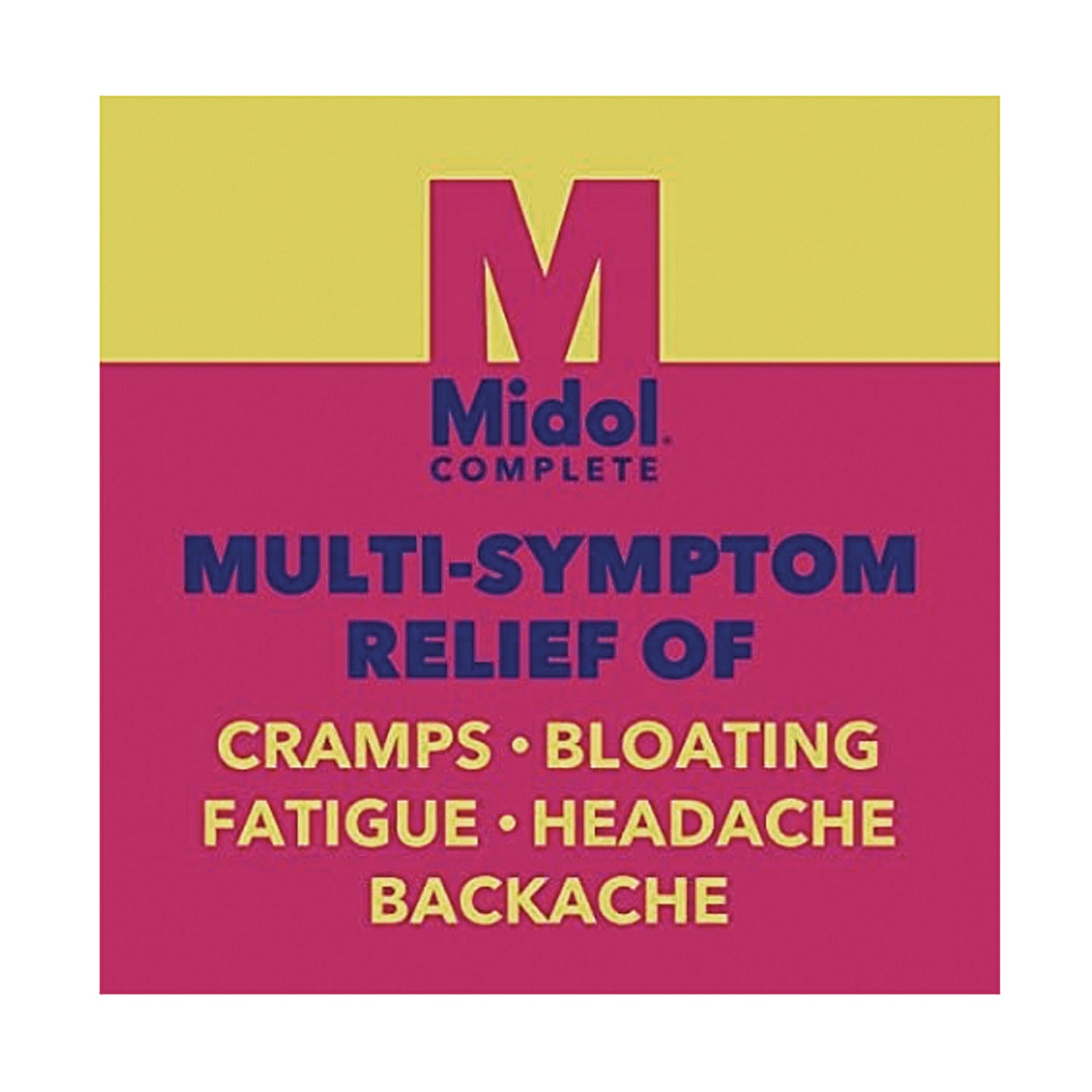 Midol Complete Menstrual Caplets, 2/Pack, 30 Packs/Box (64458)