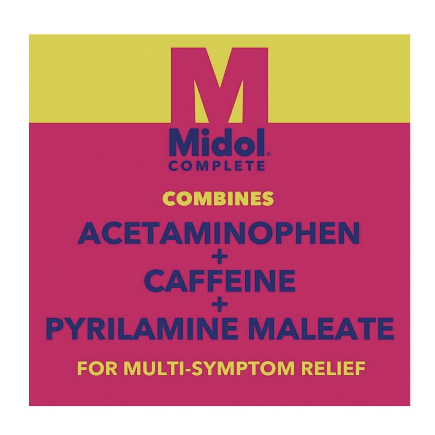 Midol Complete Menstrual Caplets, 2/Pack, 30 Packs/Box (64458)