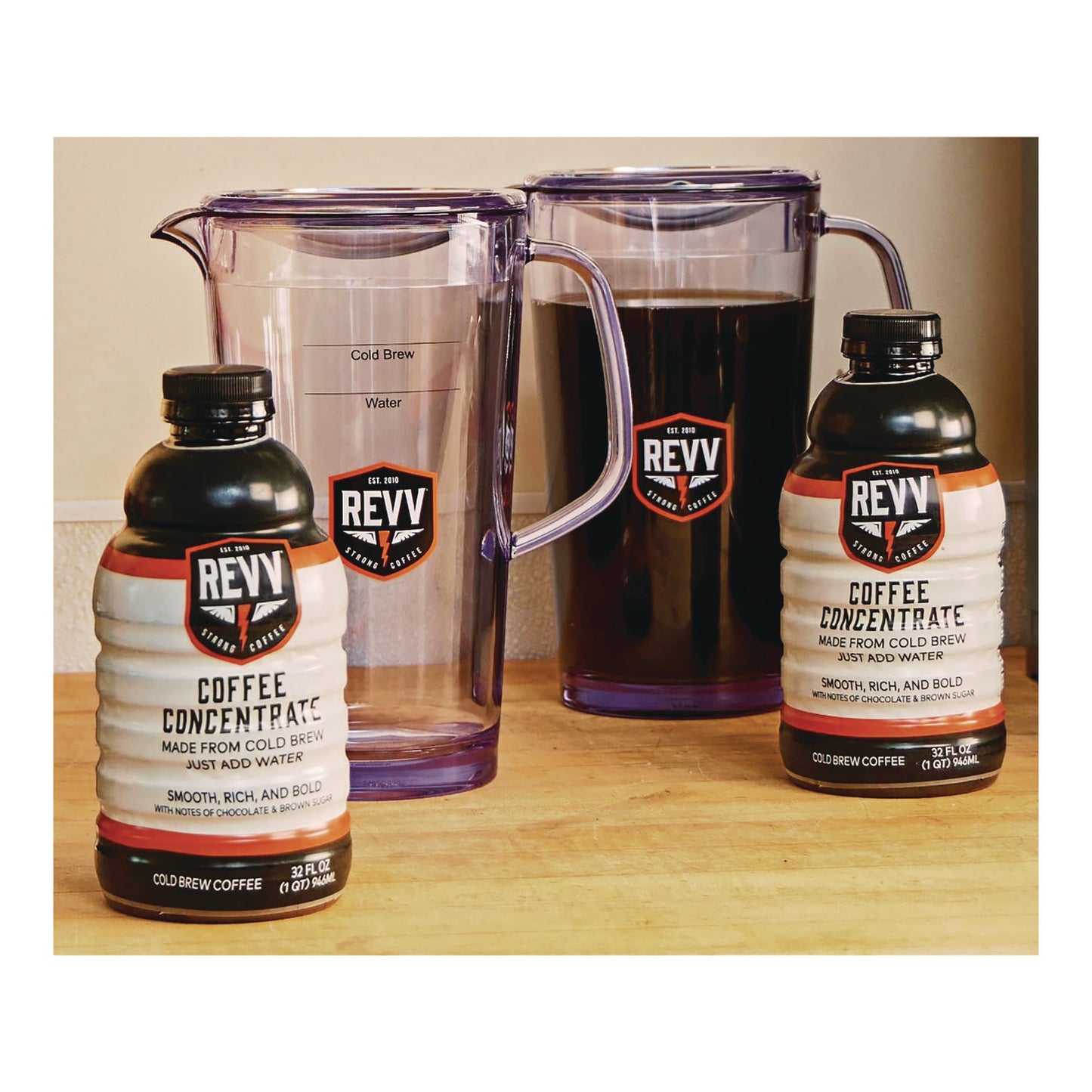 Revv Cold Coffee Pitcher, 64 oz, Purple (5000380495)