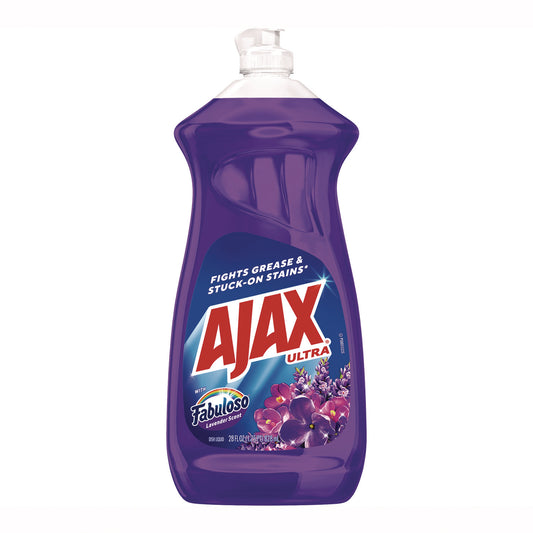 Ajax Dish Detergent, Fabuloso Lavender Scent, 28 oz Bottle (61037540)