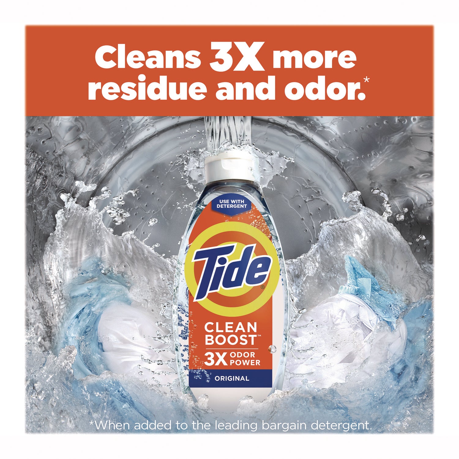 Clean Boost In-Wash Scent Booster, Tide Original Scent, 48 oz Bottle (09787)