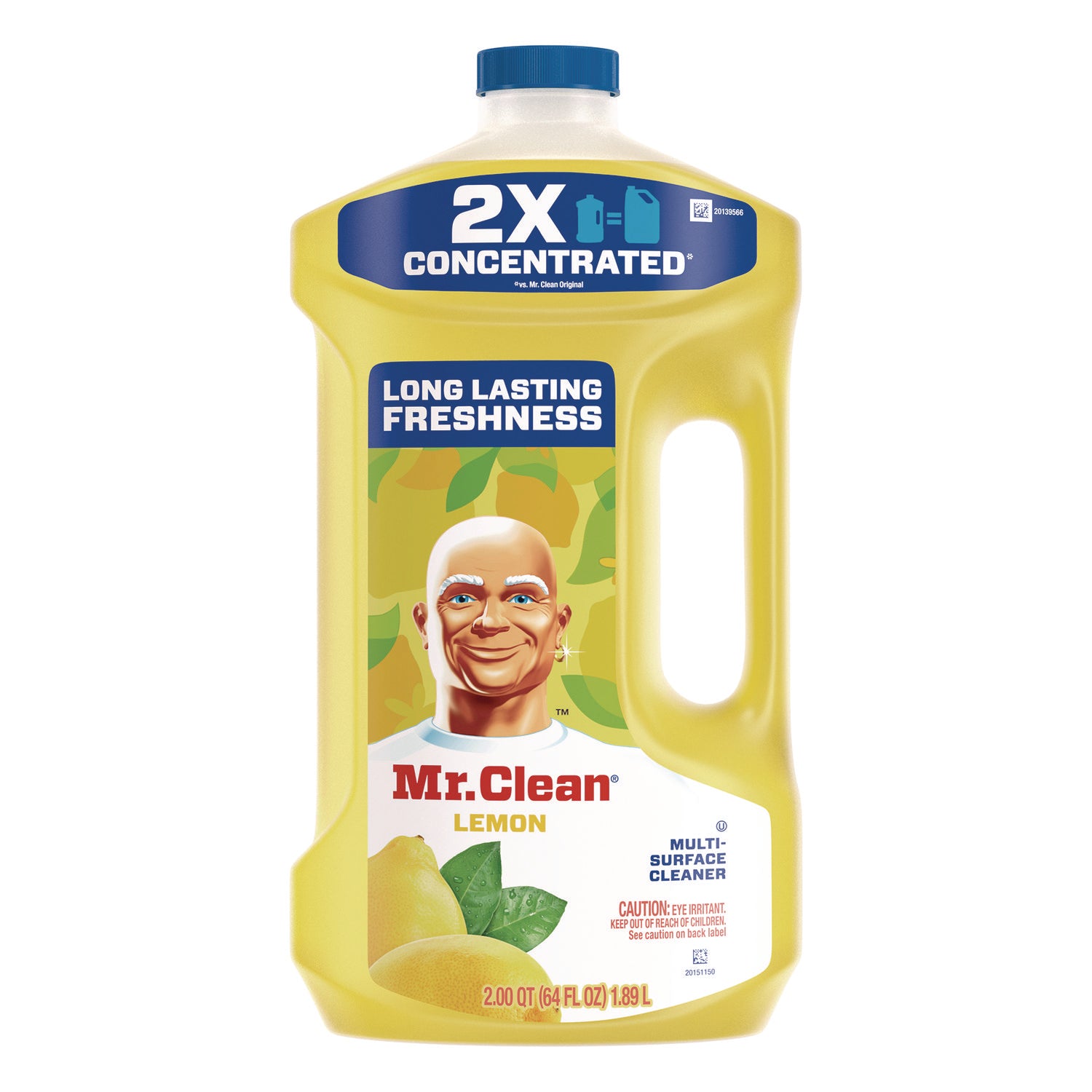 Mr. Clean Multipurpose Cleaning Solution, Lemon Scent, 64 oz Bottle (11290)