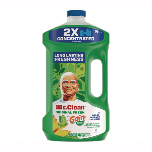 Mr. Clean Multipurpose Cleaning Solution, Gain Original Fresh Scent, 64 oz Bottle (10724)