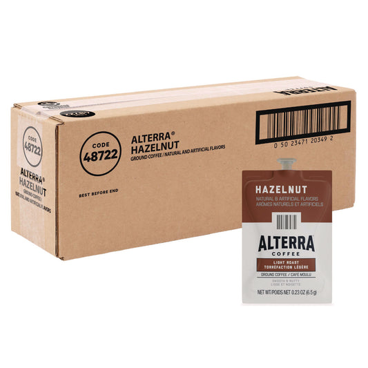 Alterra Hazelnut Coffee Freshpack, 0.23 Oz Pouch, 40/carton