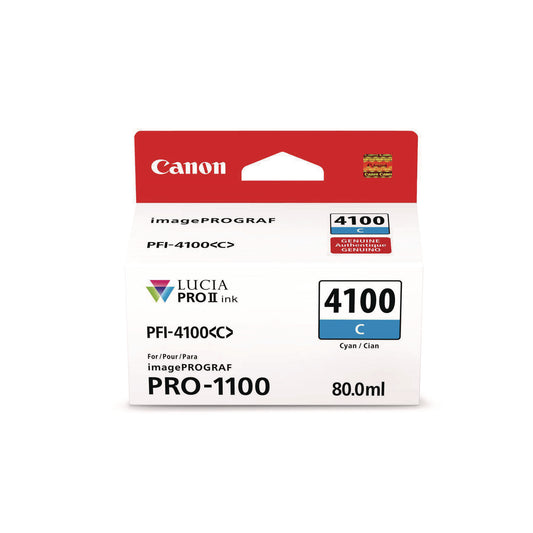 Canon 6778C002AA (PFI-4100) High-Yield Ink,Cyan