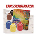 Crayola Acrylic Paint Set, Six Assorted Classic Colors, 2 oz Bottles, 6/Box (1388272)