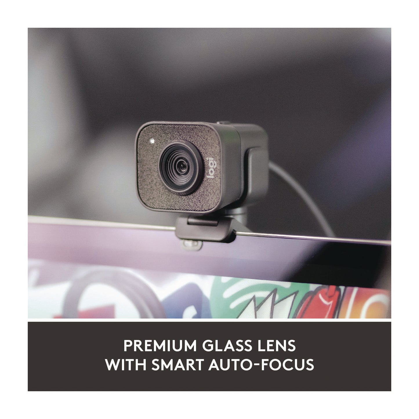 Logitech StreamCam Plus Webcam, 1920 x 1080 Pixels, 2.1 Mpixels, Black (24435282)