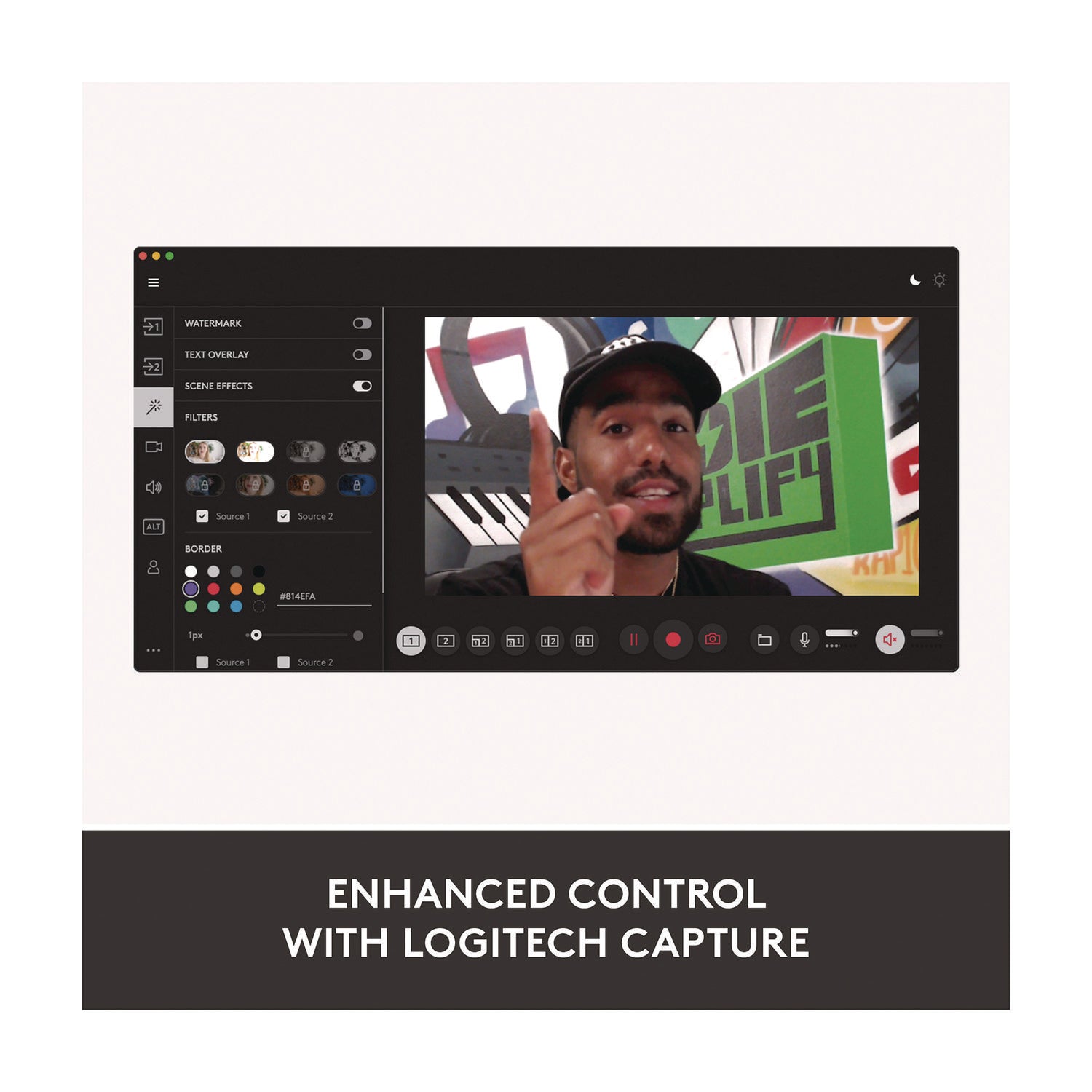 Logitech StreamCam Plus Webcam, 1920 x 1080 Pixels, 2.1 Mpixels, Black (24435282)