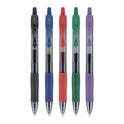 Pilot G2 Premium Gel Pen, Retractable, Fine 0.7 mm, Assorted Ink and Barrel Colors, 5/Pack (31079)