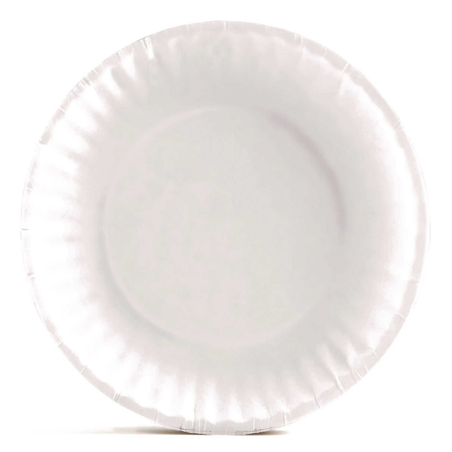 Perk Economy Paper Plates, 6" dia, White, 250/Pack, 4 Packs/Carton (519418)