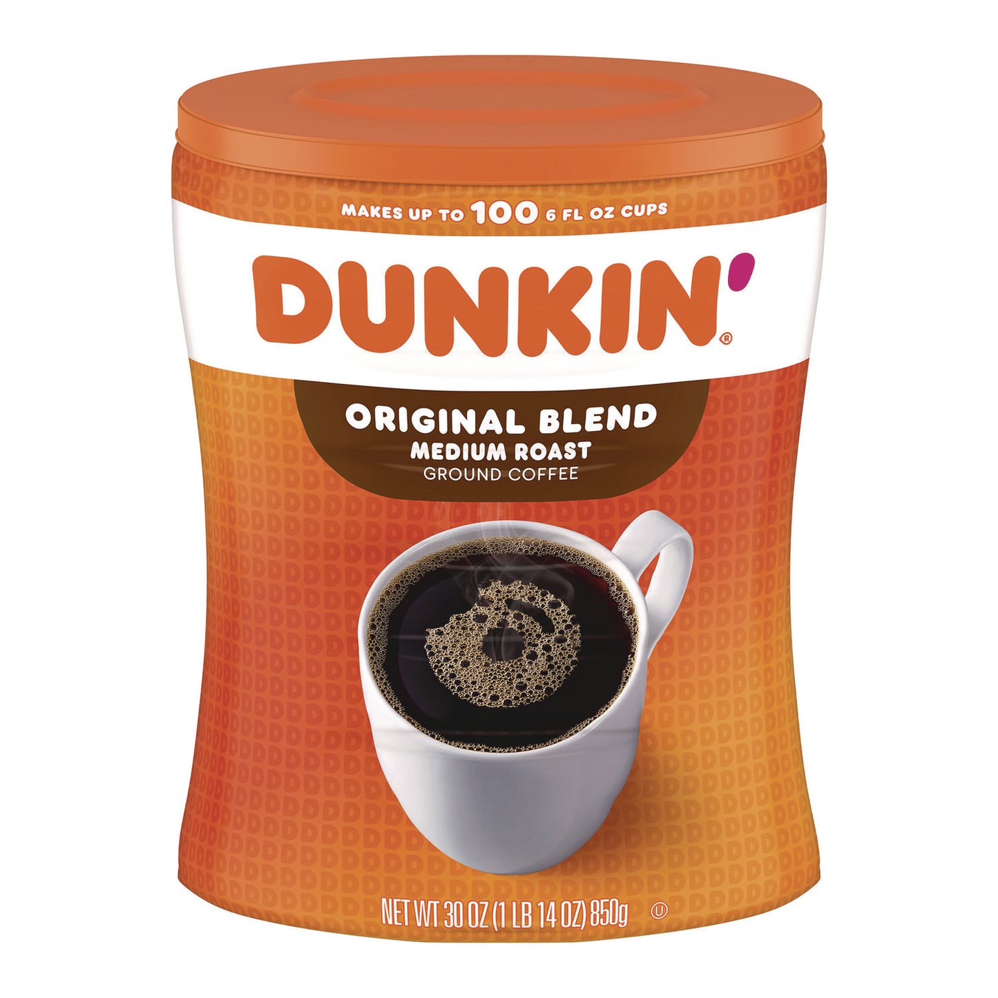 Dunkin Donuts Original Blend Coffee, 30 oz Canister (8133401102)